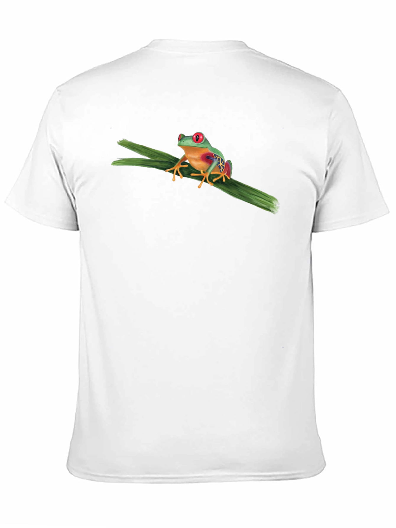 Red-Eyed Tree Frog Graphic T-Shirt - Black