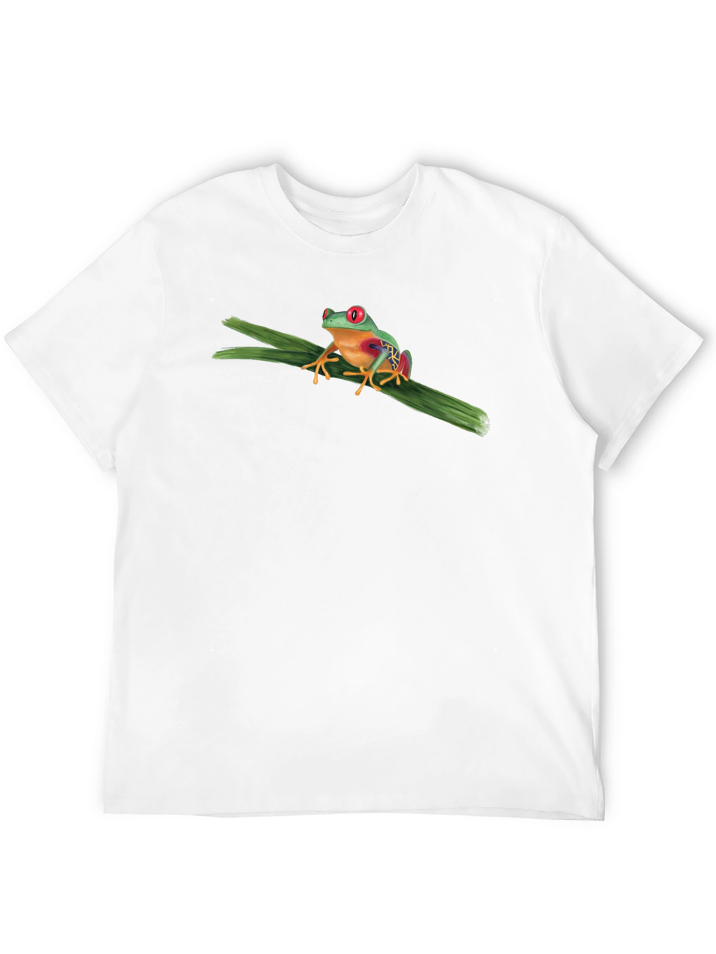 Red-Eyed Tree Frog Graphic T-Shirt - Black