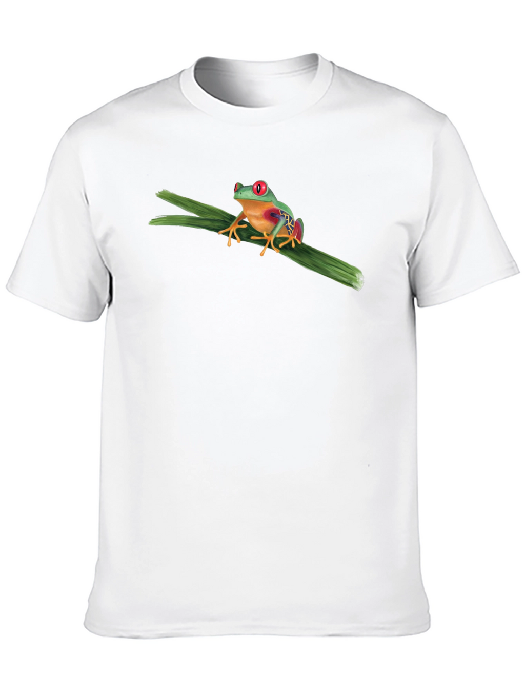 Red-Eyed Tree Frog Graphic T-Shirt - Black