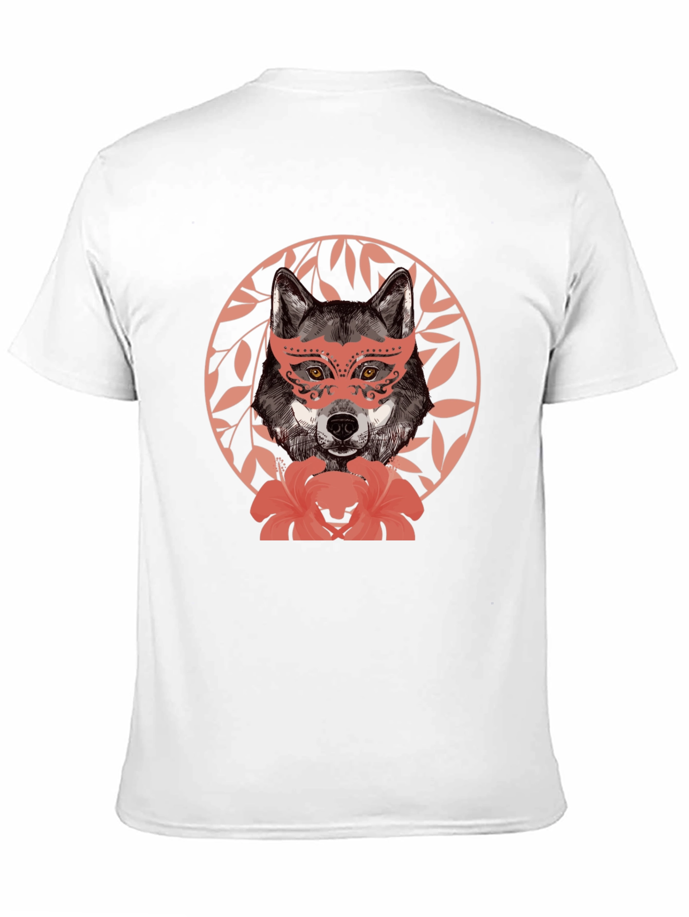 Wolf in Mask Graphic T-Shirt