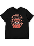 Wolf in Mask Graphic T-Shirt
