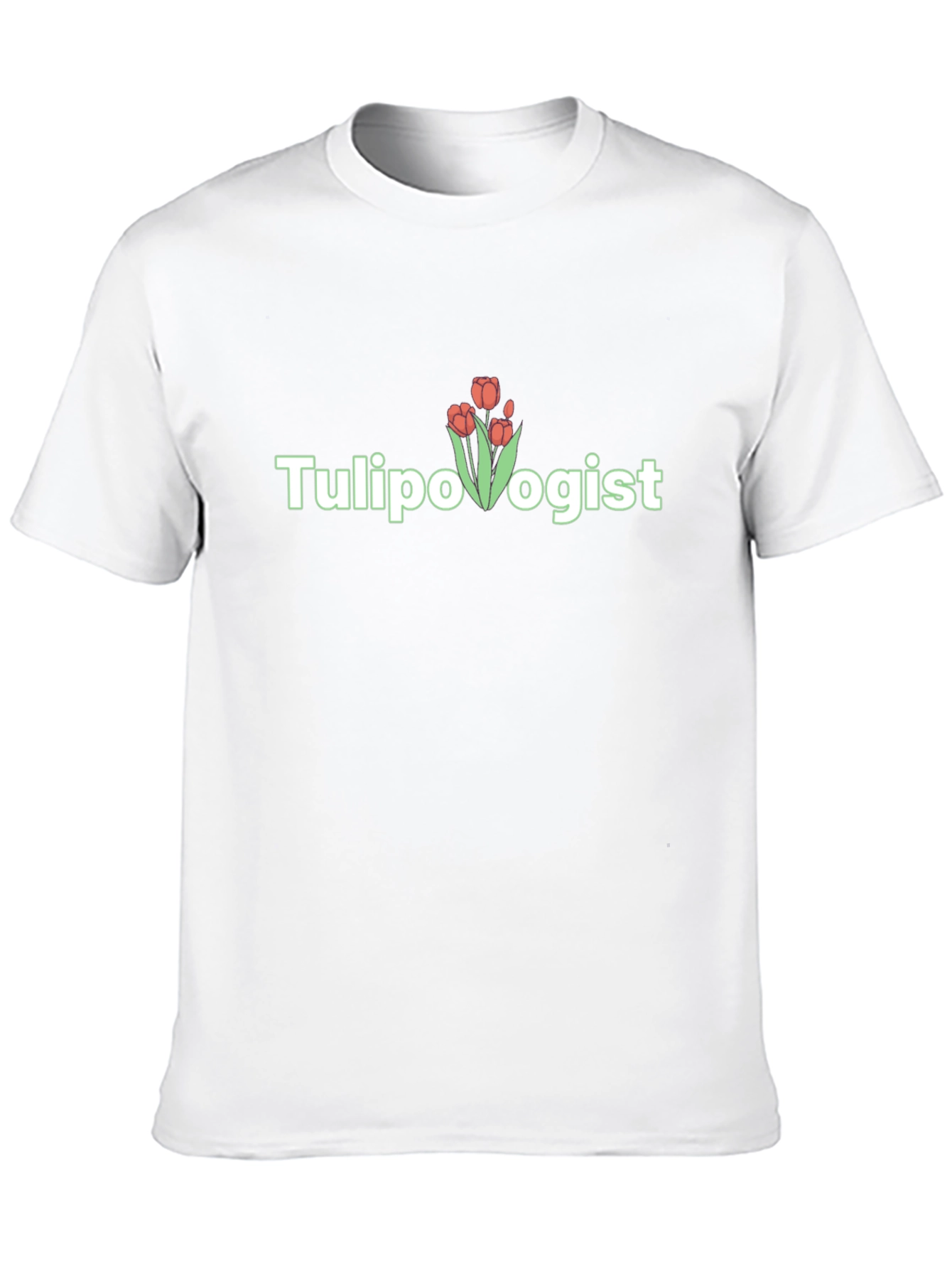 Tulipologist Graphic Tee - Floral Humor