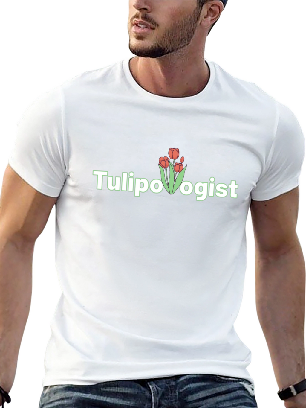 Tulipologist Graphic Tee - Floral Humor