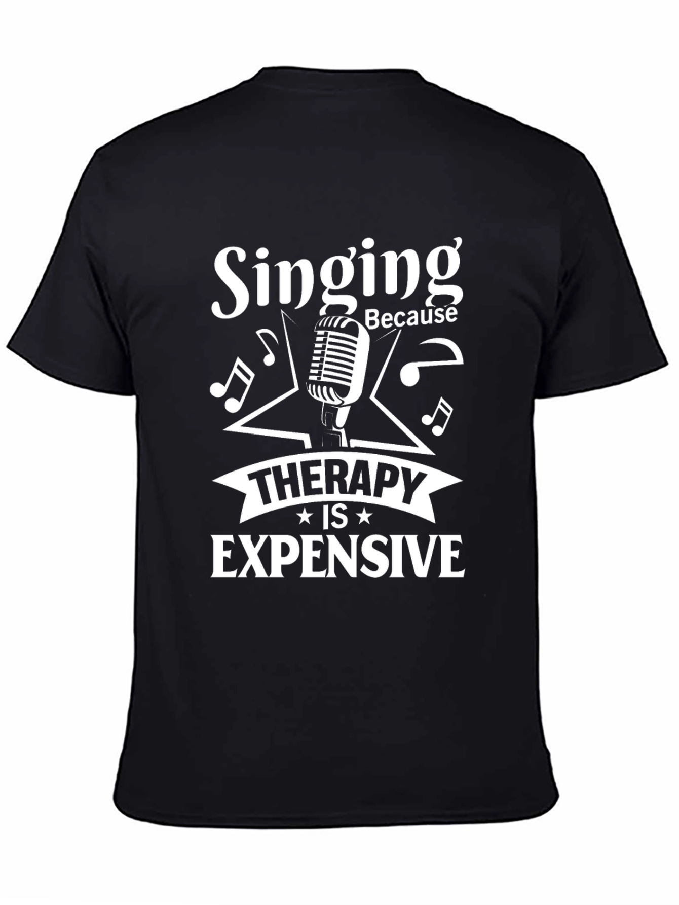 Singing Therapy Funny Music T-Shirt