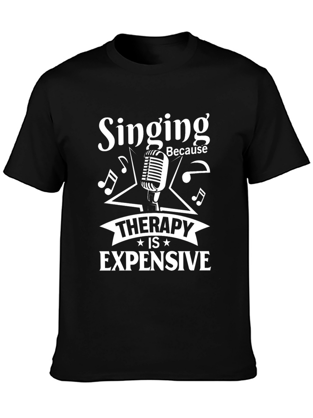 Singing Therapy Funny Music T-Shirt