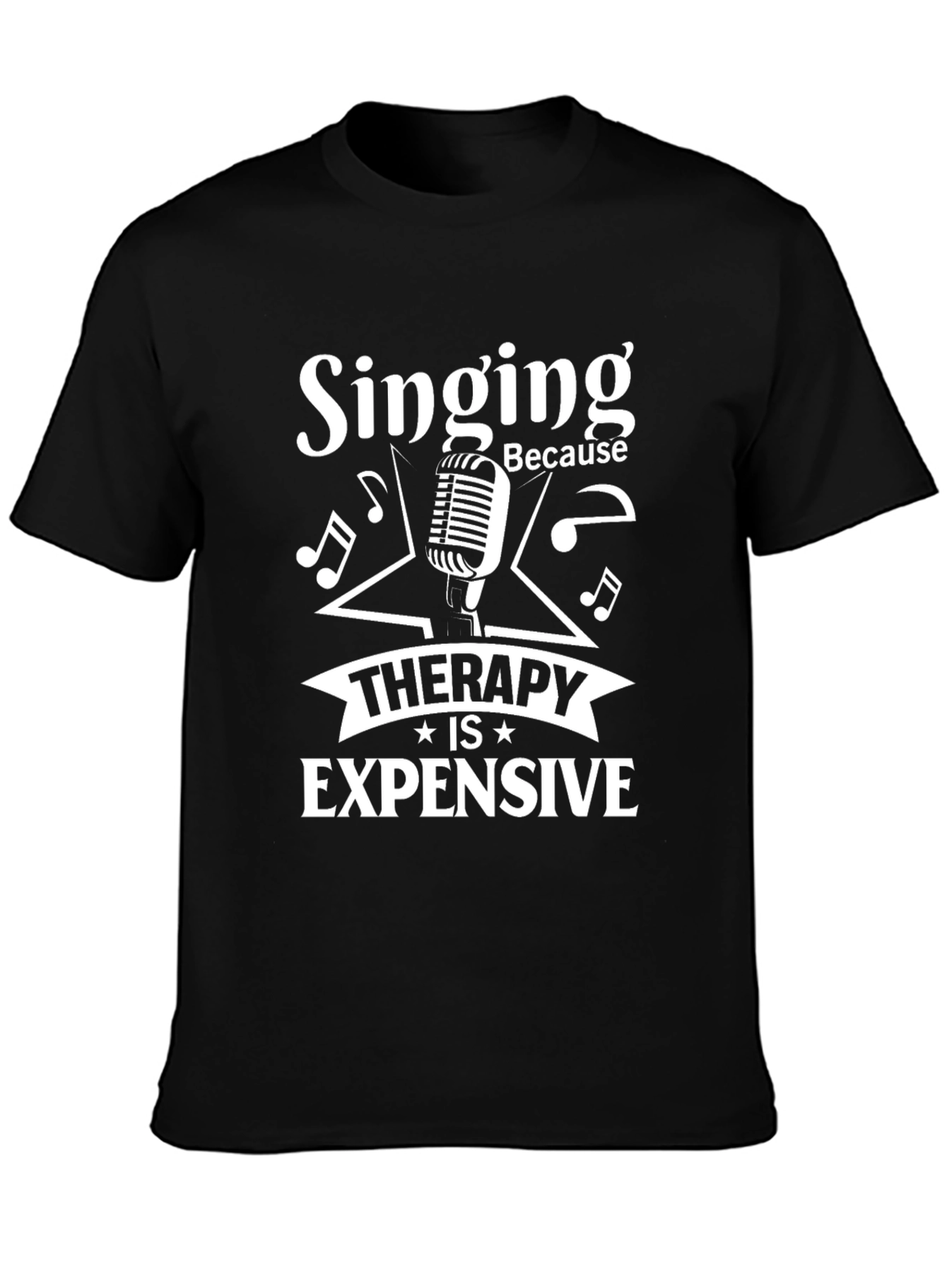Singing Therapy Funny Music T-Shirt