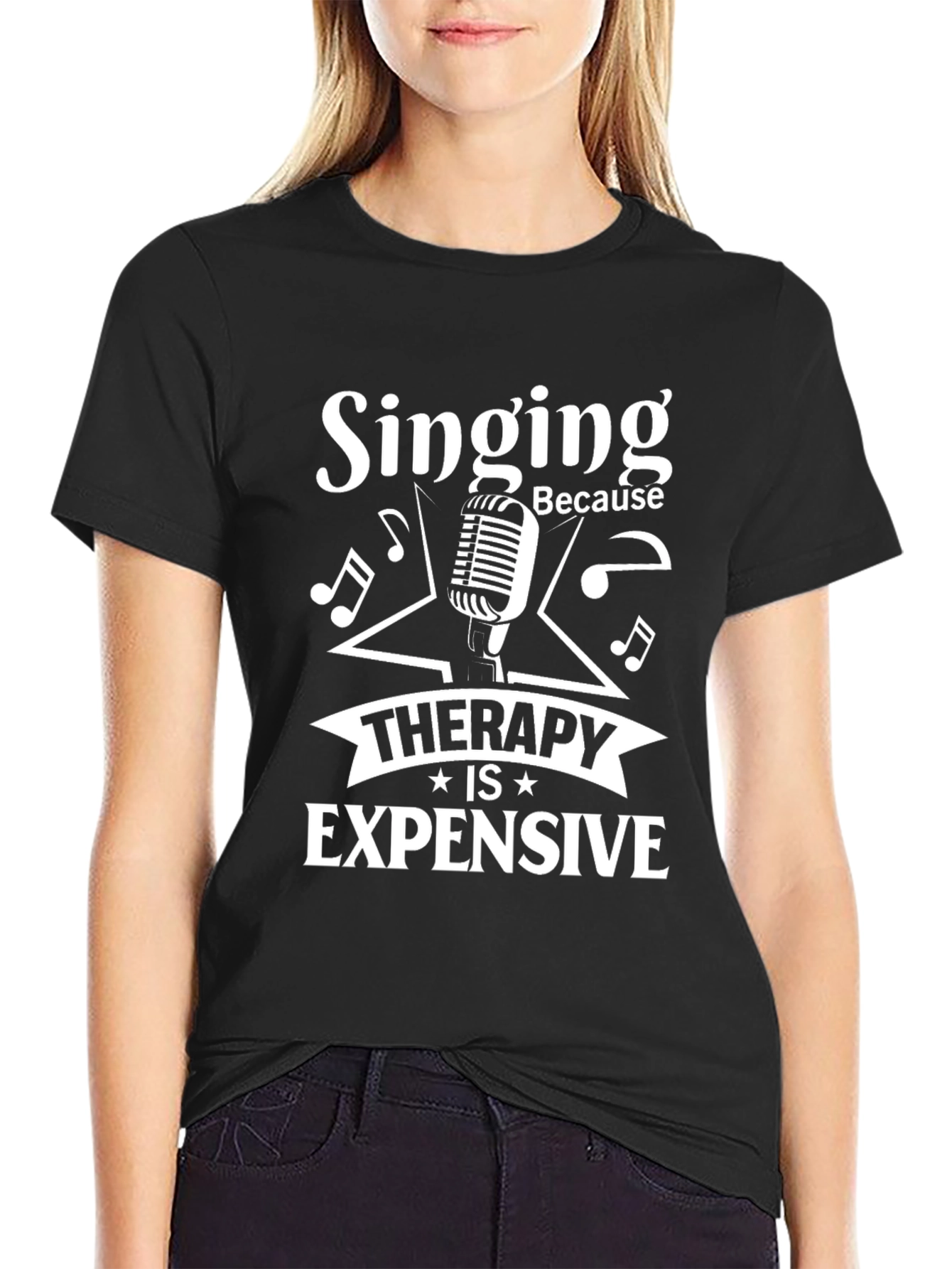 Singing Therapy Funny Music T-Shirt