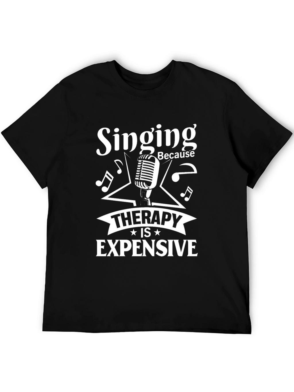 Singing Therapy Funny Music T-Shirt