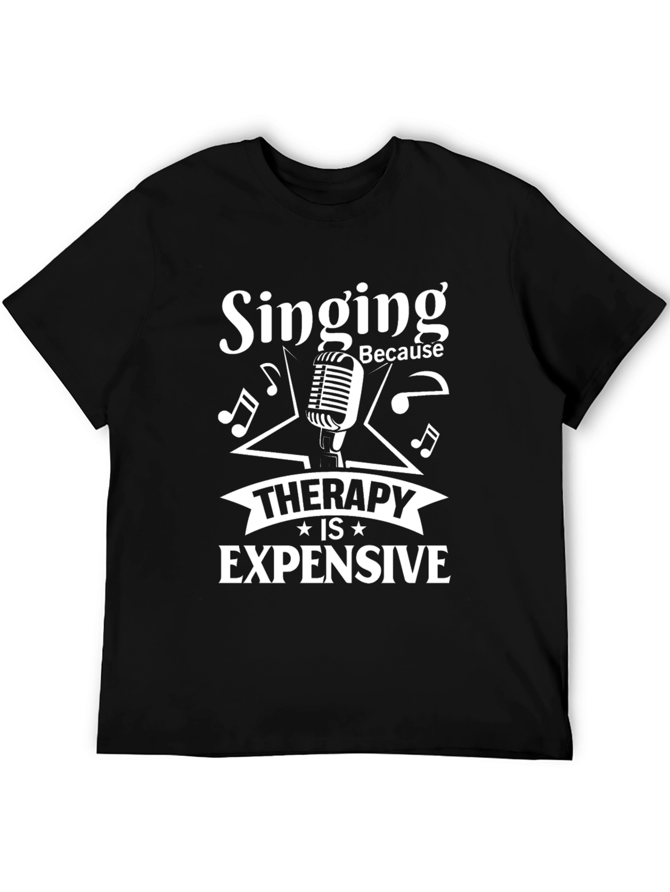 Singing Therapy Funny Music T-Shirt