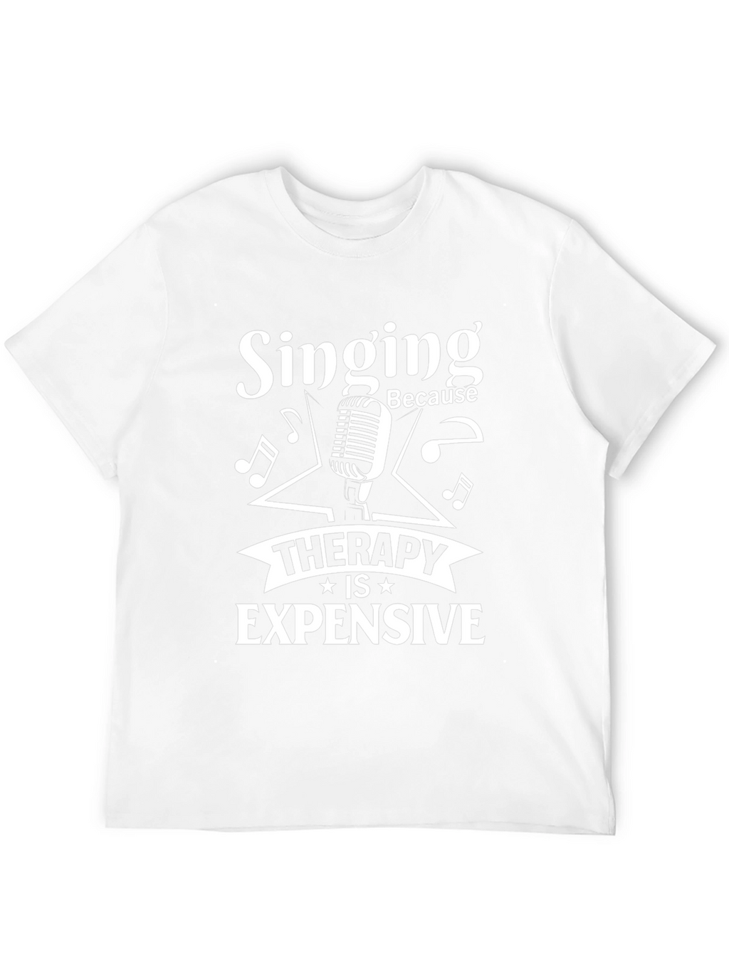 Singing Therapy Funny Music T-Shirt
