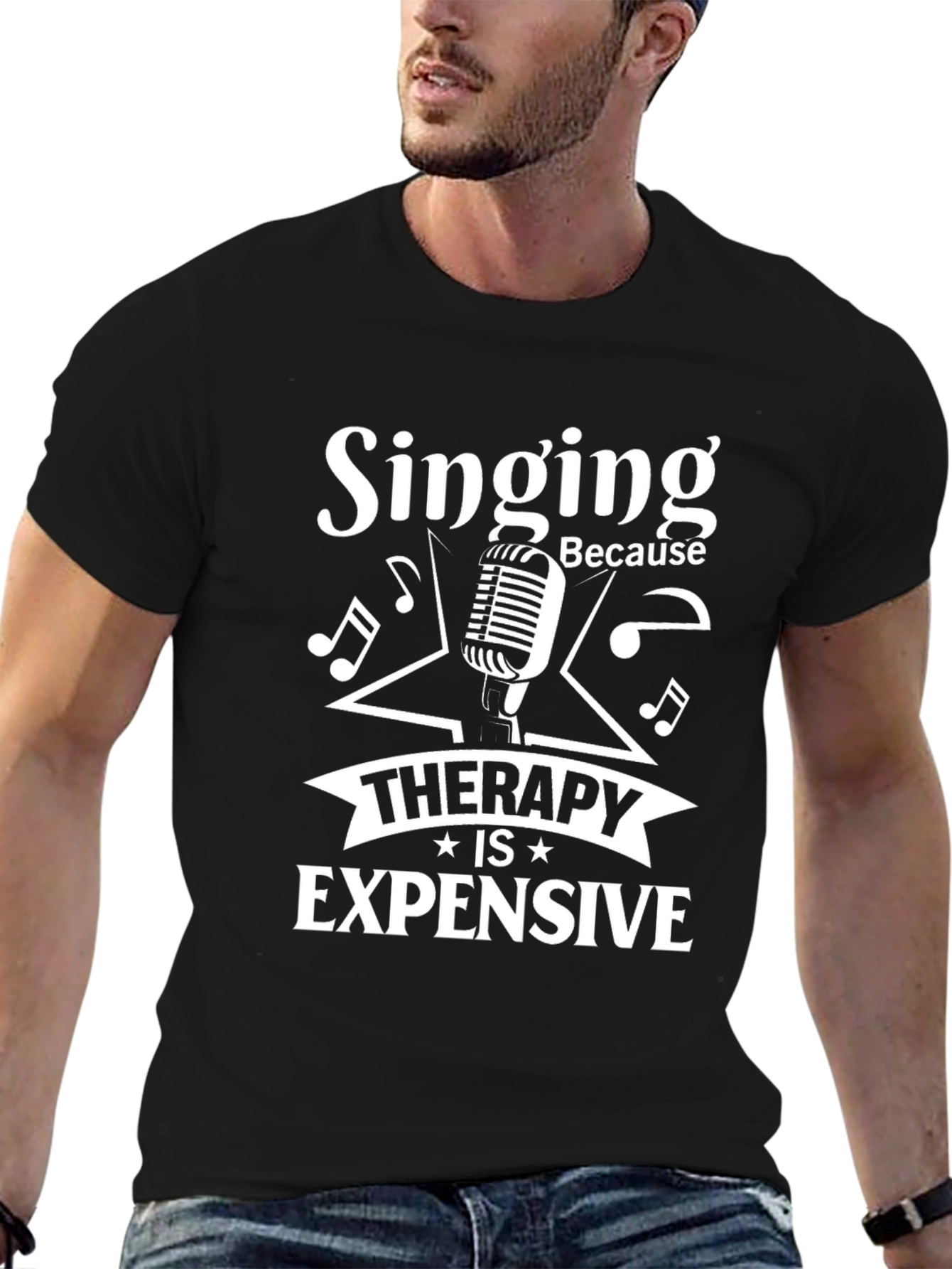 Singing Therapy Funny Music T-Shirt