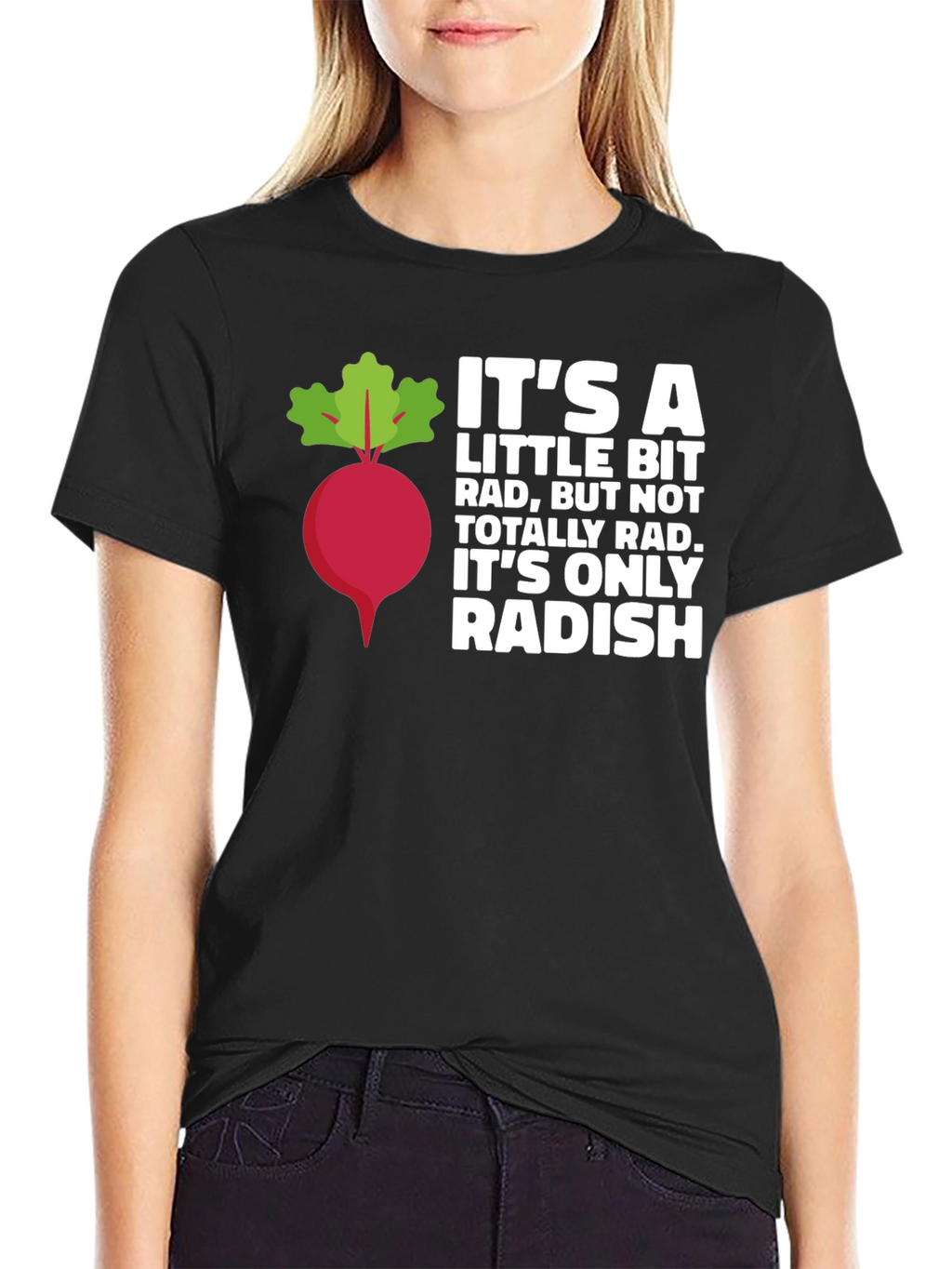 Radish Pun Graphic Tee - Funny Foodie Shirt