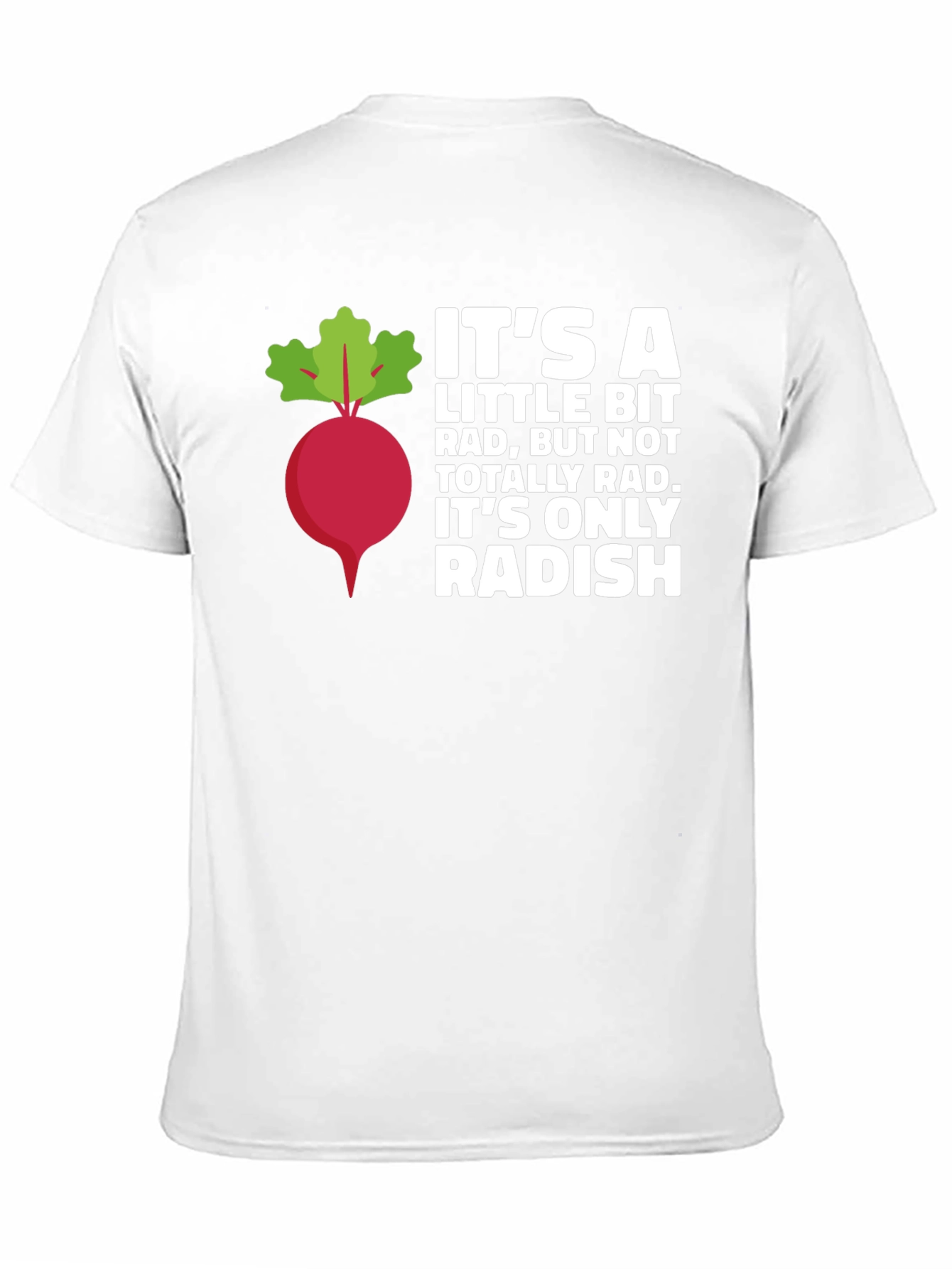 Radish Pun Graphic Tee - Funny Foodie Shirt
