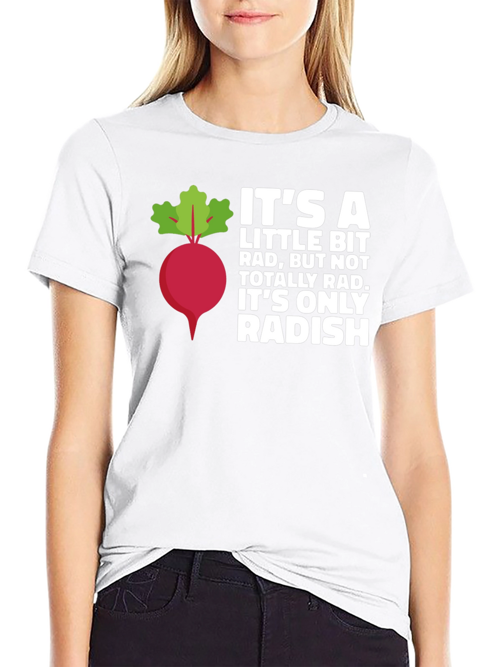 Radish Pun Graphic Tee - Funny Foodie Shirt