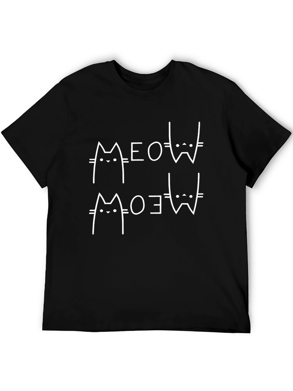 Meow Cat T-Shirt - Funny Cat Lover Tee