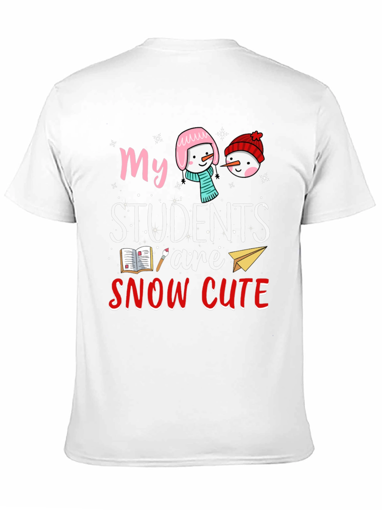 Snow Cute Students Teacher T-Shirt