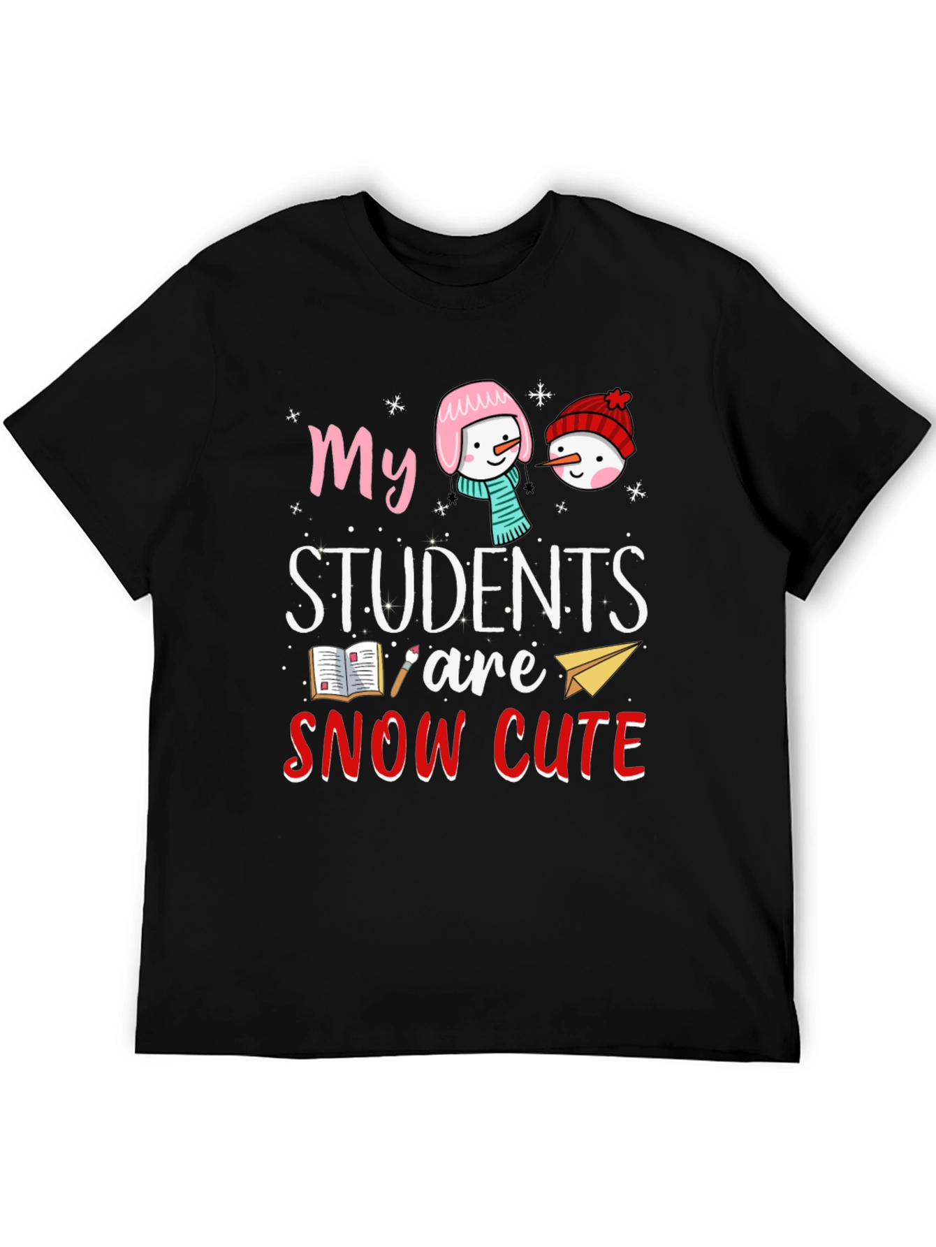 Snow Cute Students Teacher T-Shirt