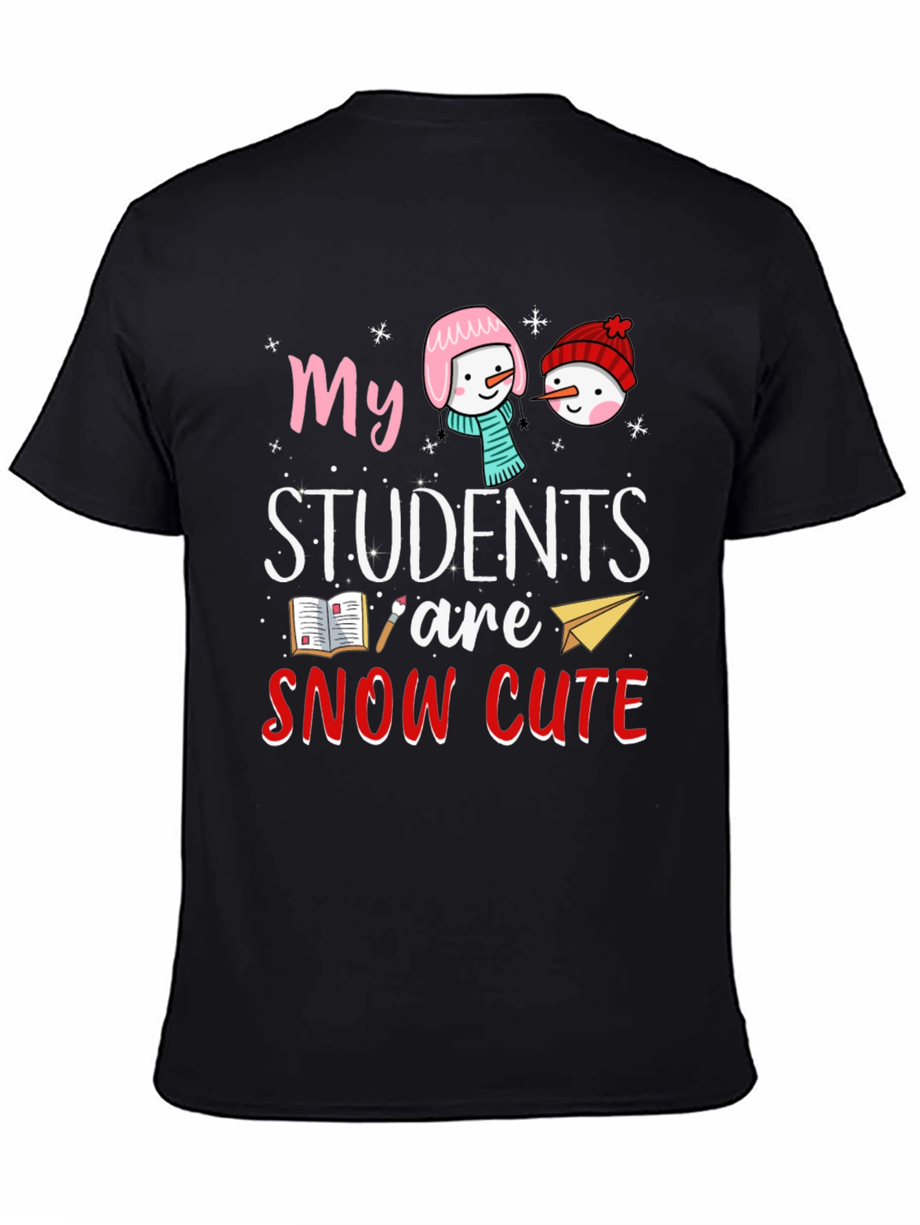 Snow Cute Students Teacher T-Shirt