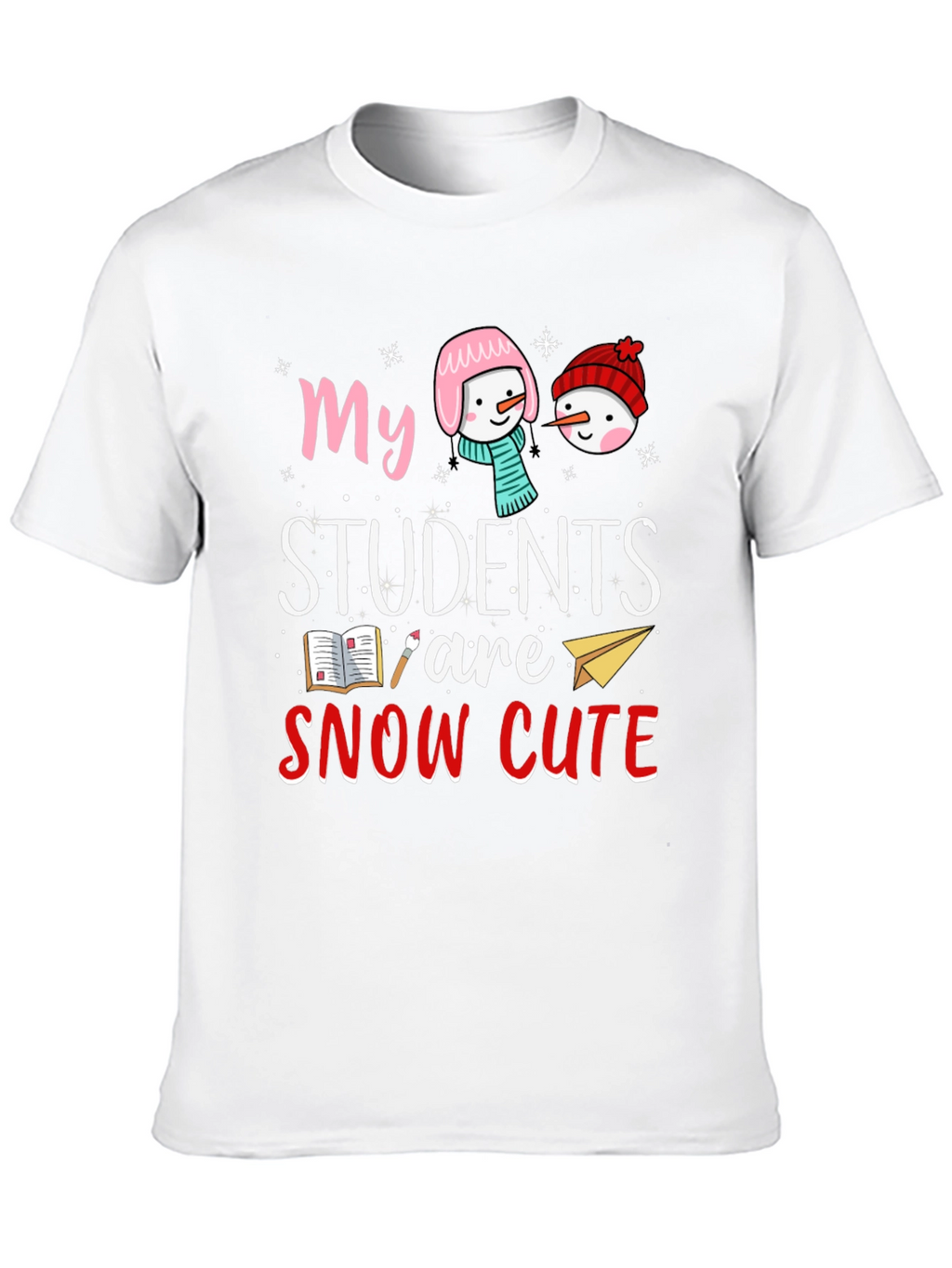 Snow Cute Students Teacher T-Shirt