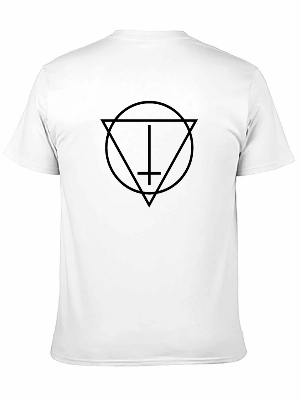 Occult Symbol Graphic Tee - Black Cotton T-Shirt