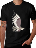 Cool Eagle Graphic Tee - Mens Black T-Shirt