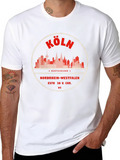 Köln Skyline T-Shirt - Deutschland Travel Tee