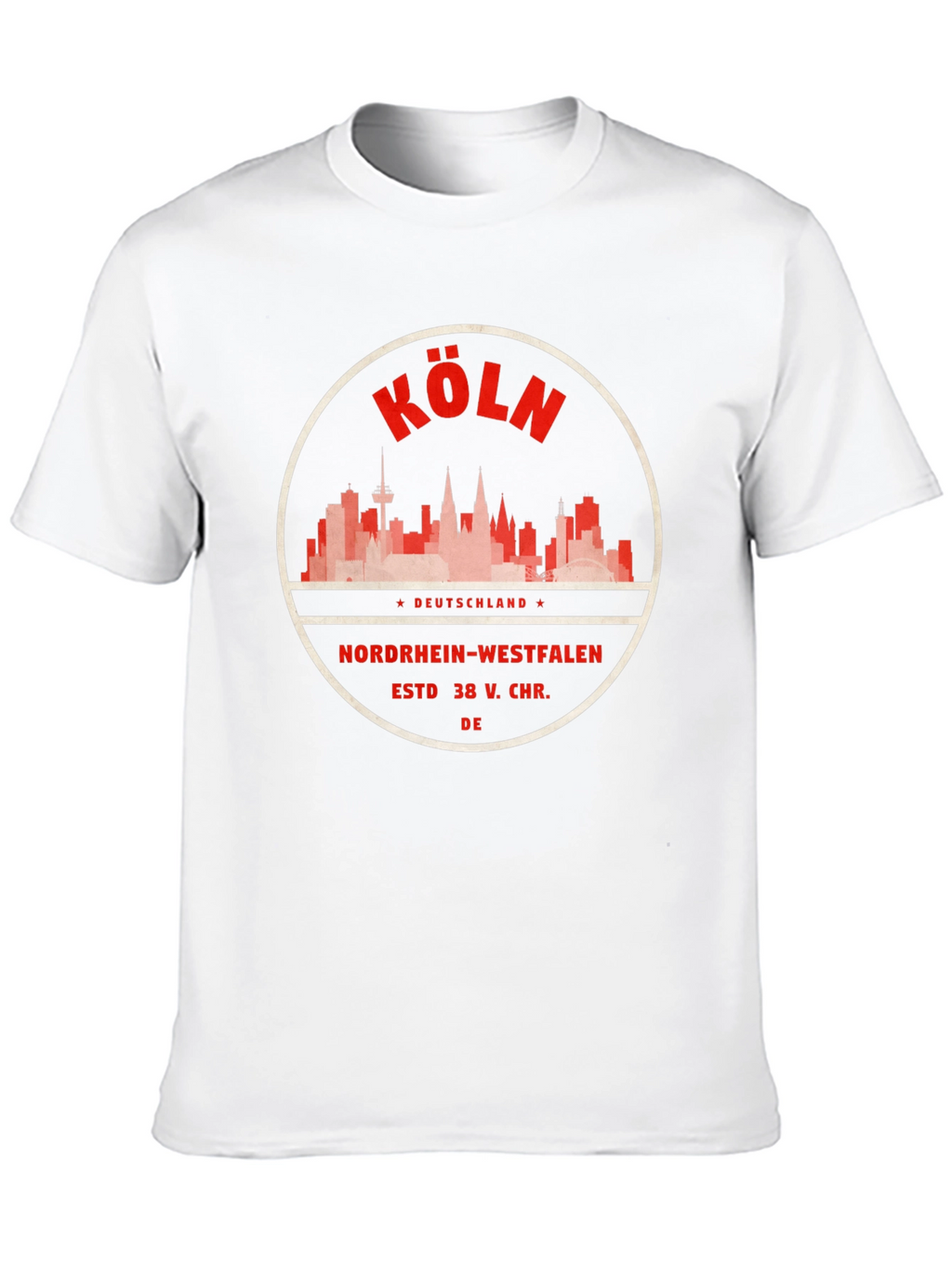 Köln Skyline T-Shirt - Deutschland Travel Tee