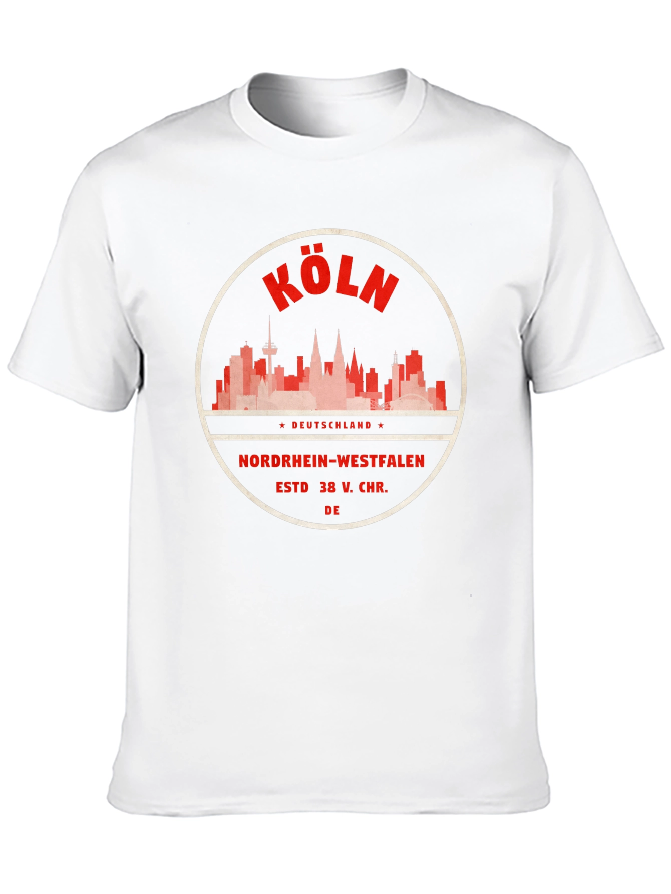 Köln Skyline T-Shirt - Deutschland Travel Tee