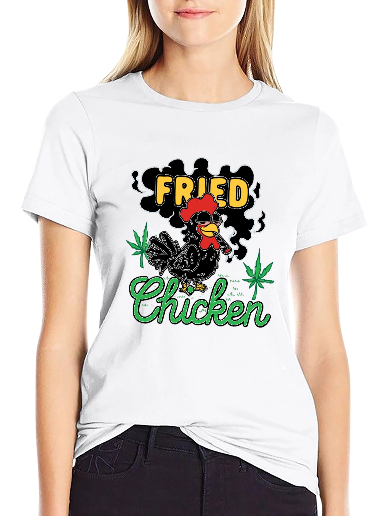 Fried Chicken T-Shirt - Novelty Graphic Tee