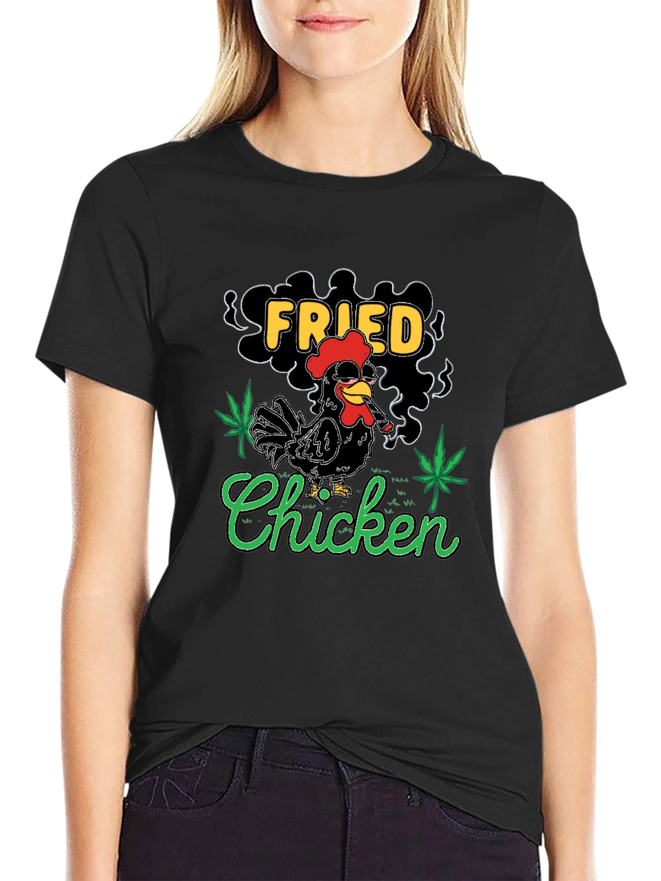 Fried Chicken T-Shirt - Novelty Graphic Tee