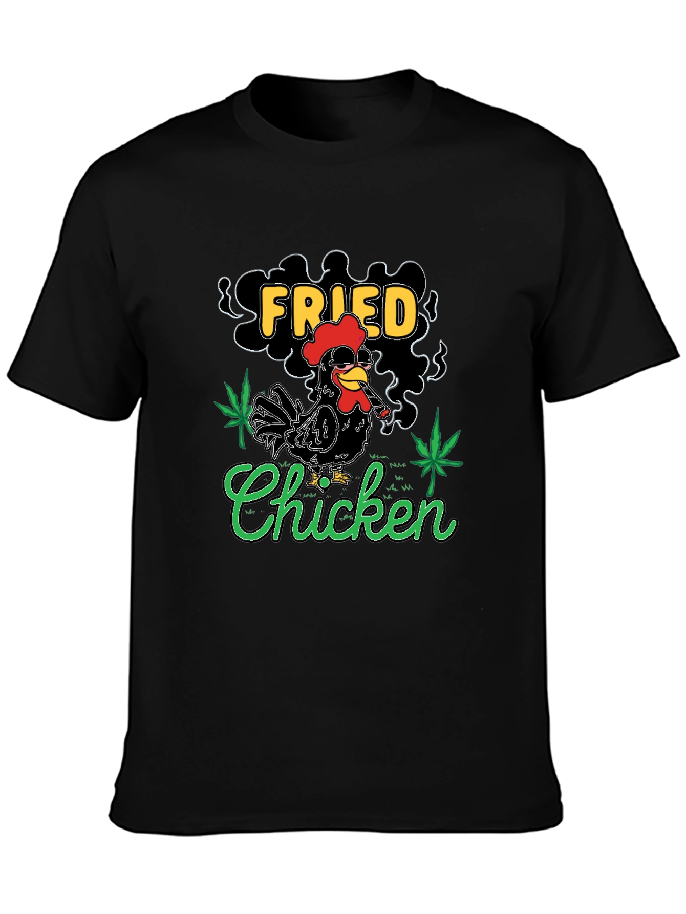 Fried Chicken T-Shirt - Novelty Graphic Tee