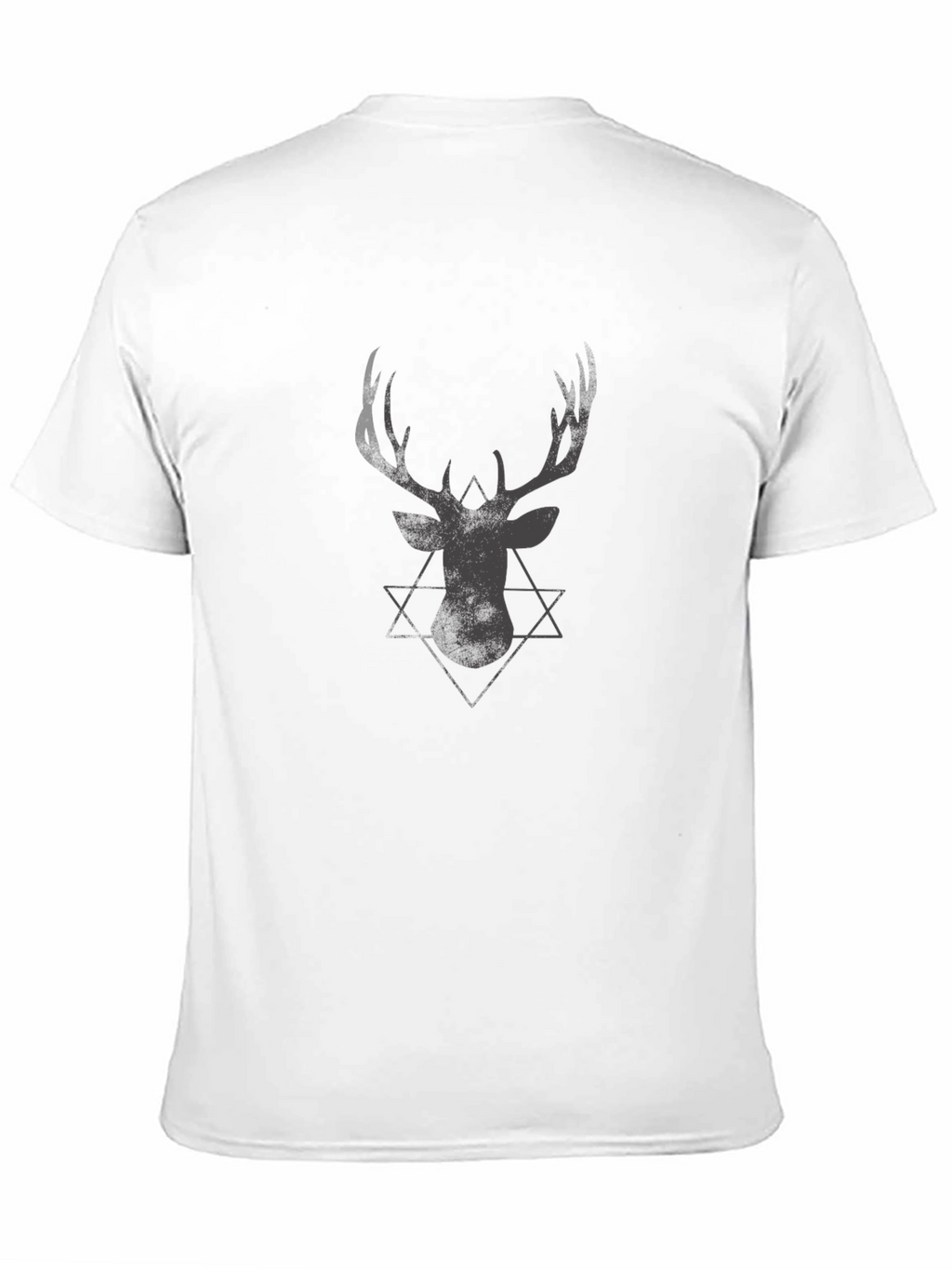 Black Deer Star Graphic Tee | Casual Mens T-Shirt