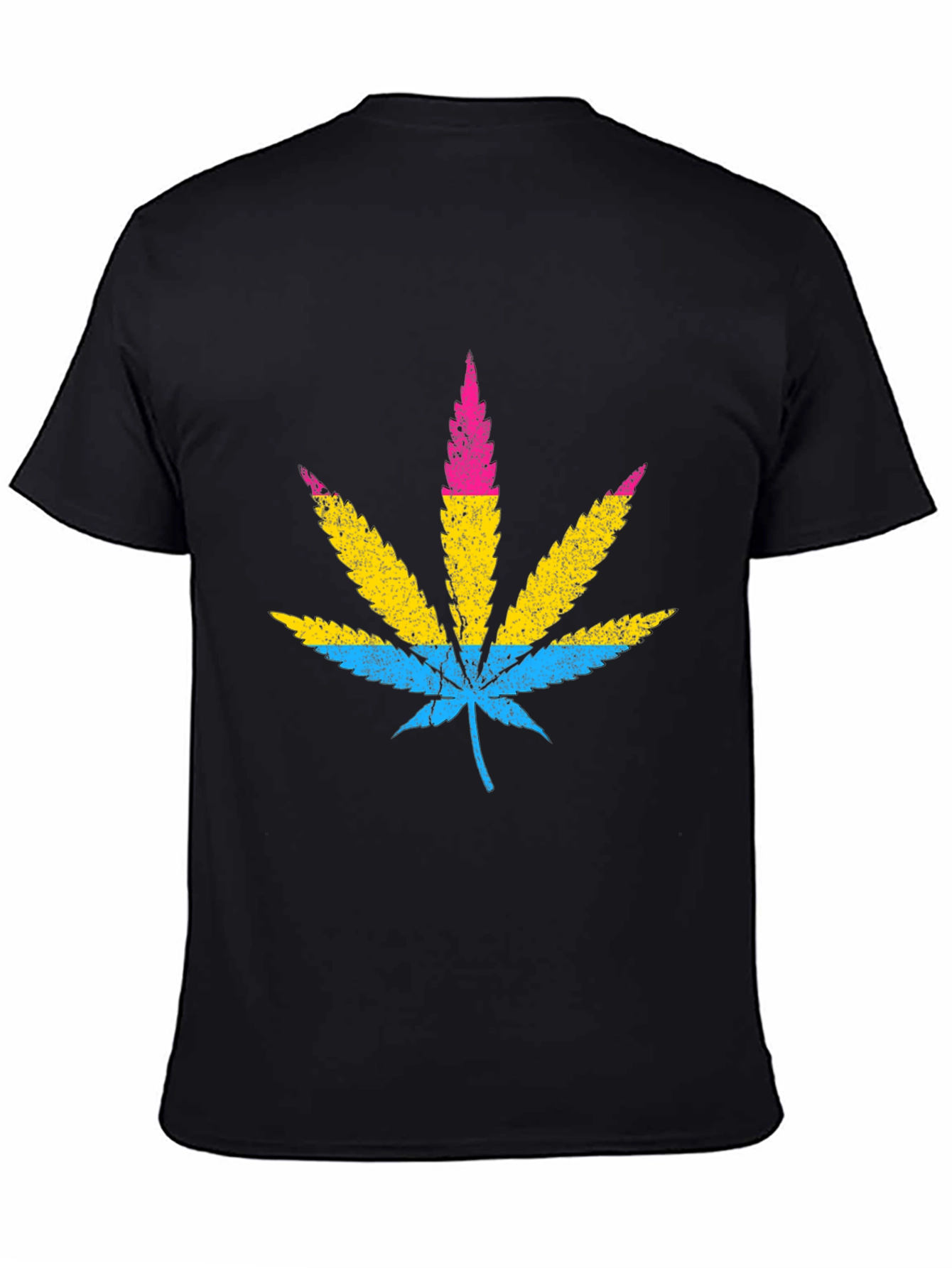 Pansexual Pride Marijuana Leaf T-Shirt