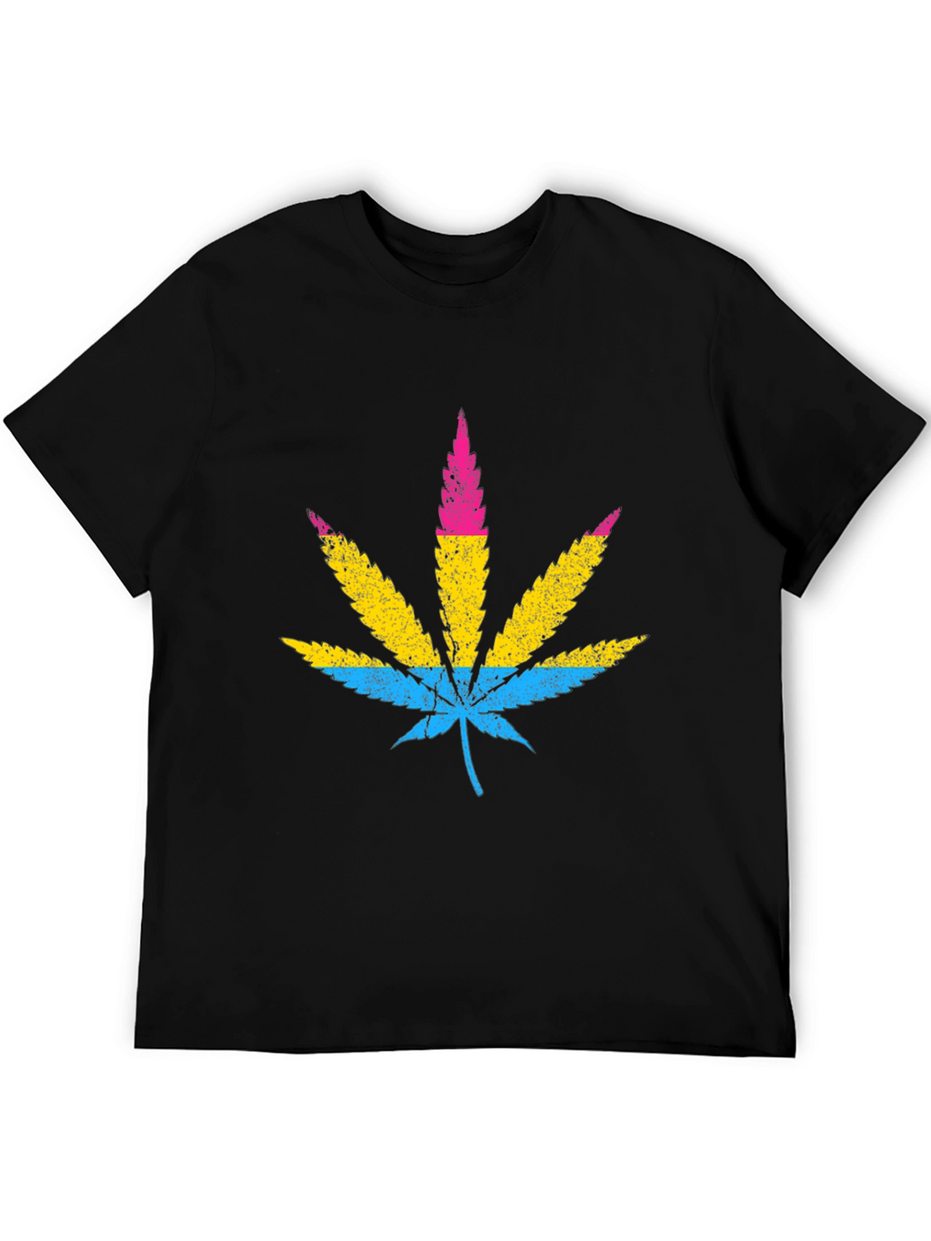 Pansexual Pride Marijuana Leaf T-Shirt