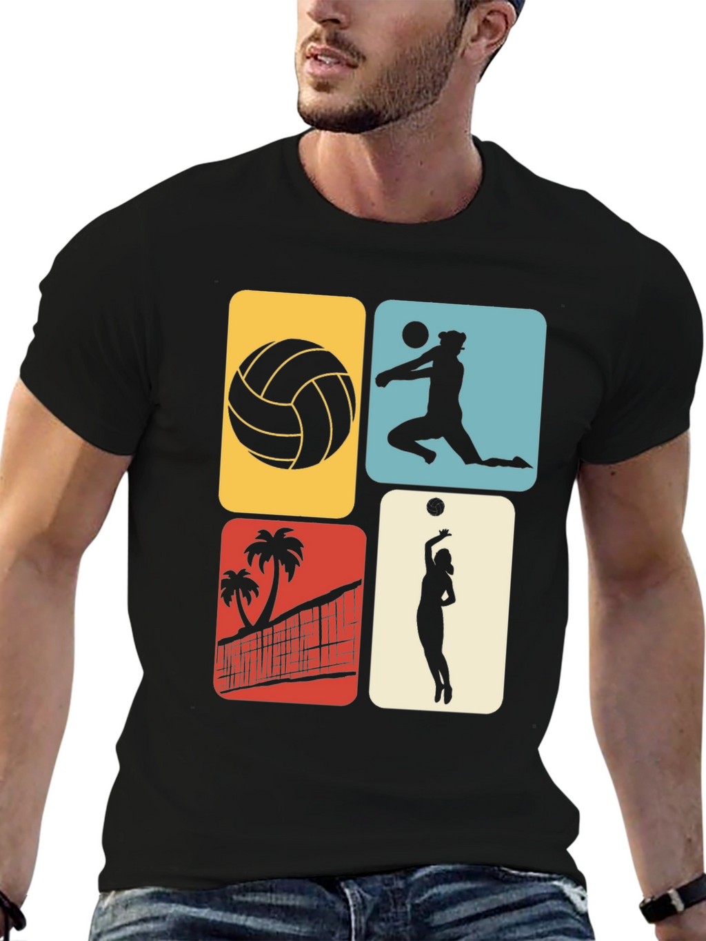 Volleyball Graphic Tee - Beach Vibes Unisex T-Shirt