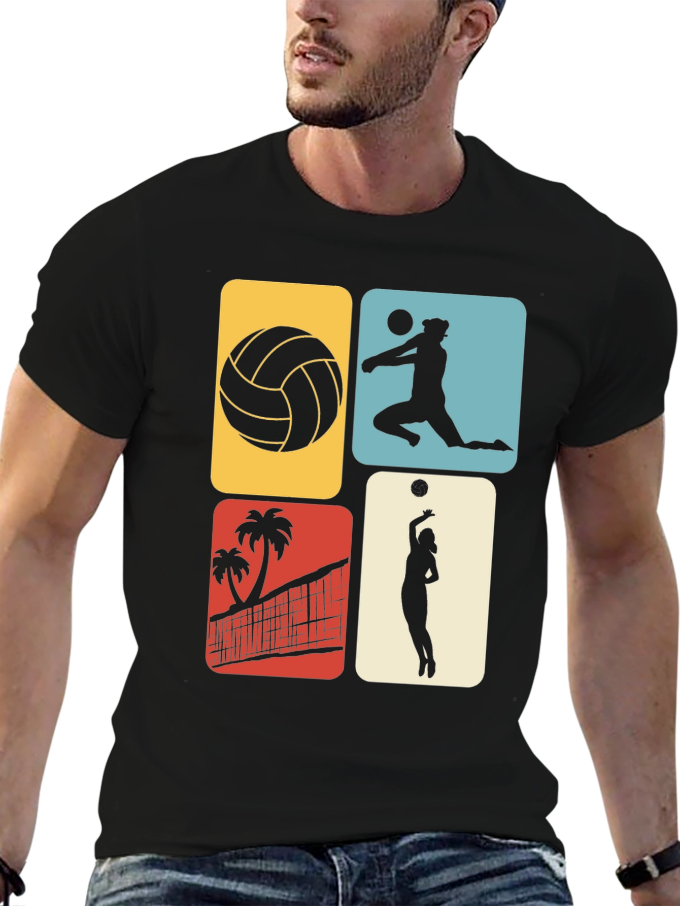 Volleyball Graphic Tee - Beach Vibes Unisex T-Shirt