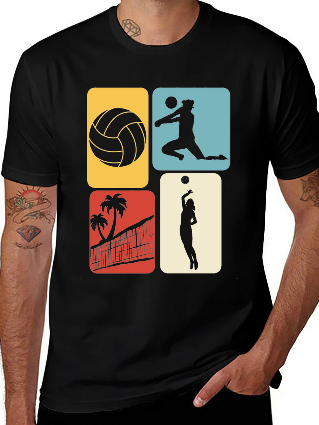 Volleyball Graphic Tee - Beach Vibes Unisex T-Shirt