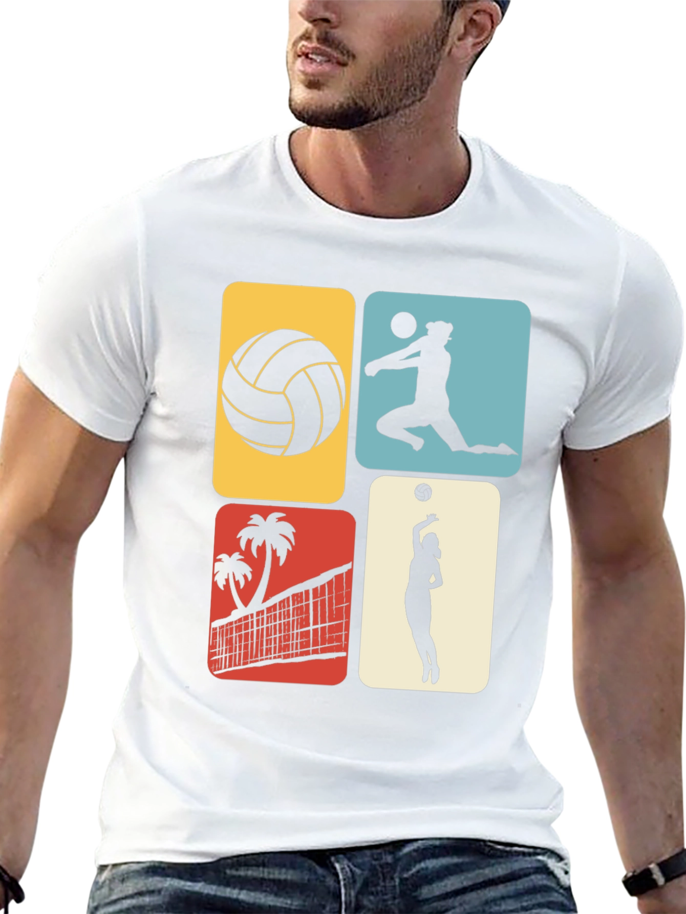 Volleyball Graphic Tee - Beach Vibes Unisex T-Shirt