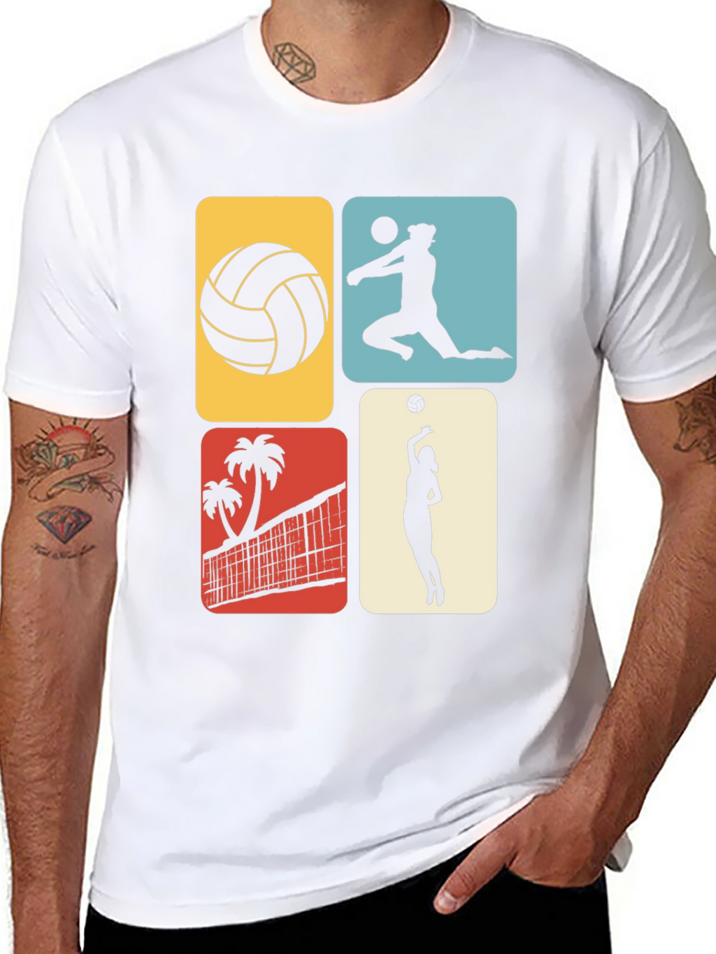 Volleyball Graphic Tee - Beach Vibes Unisex T-Shirt