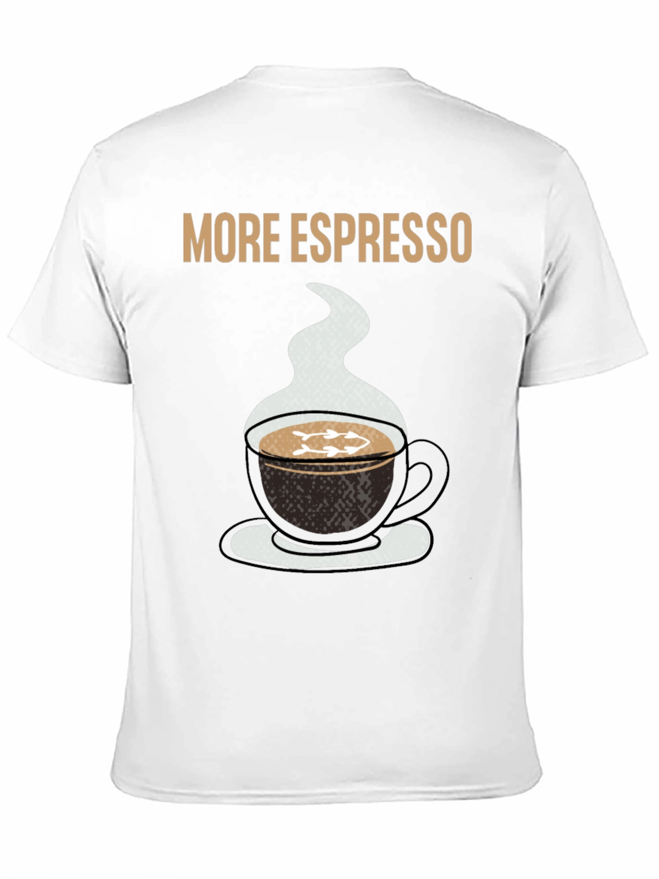 More Espresso Black Graphic T-Shirt