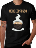 More Espresso Black Graphic T-Shirt