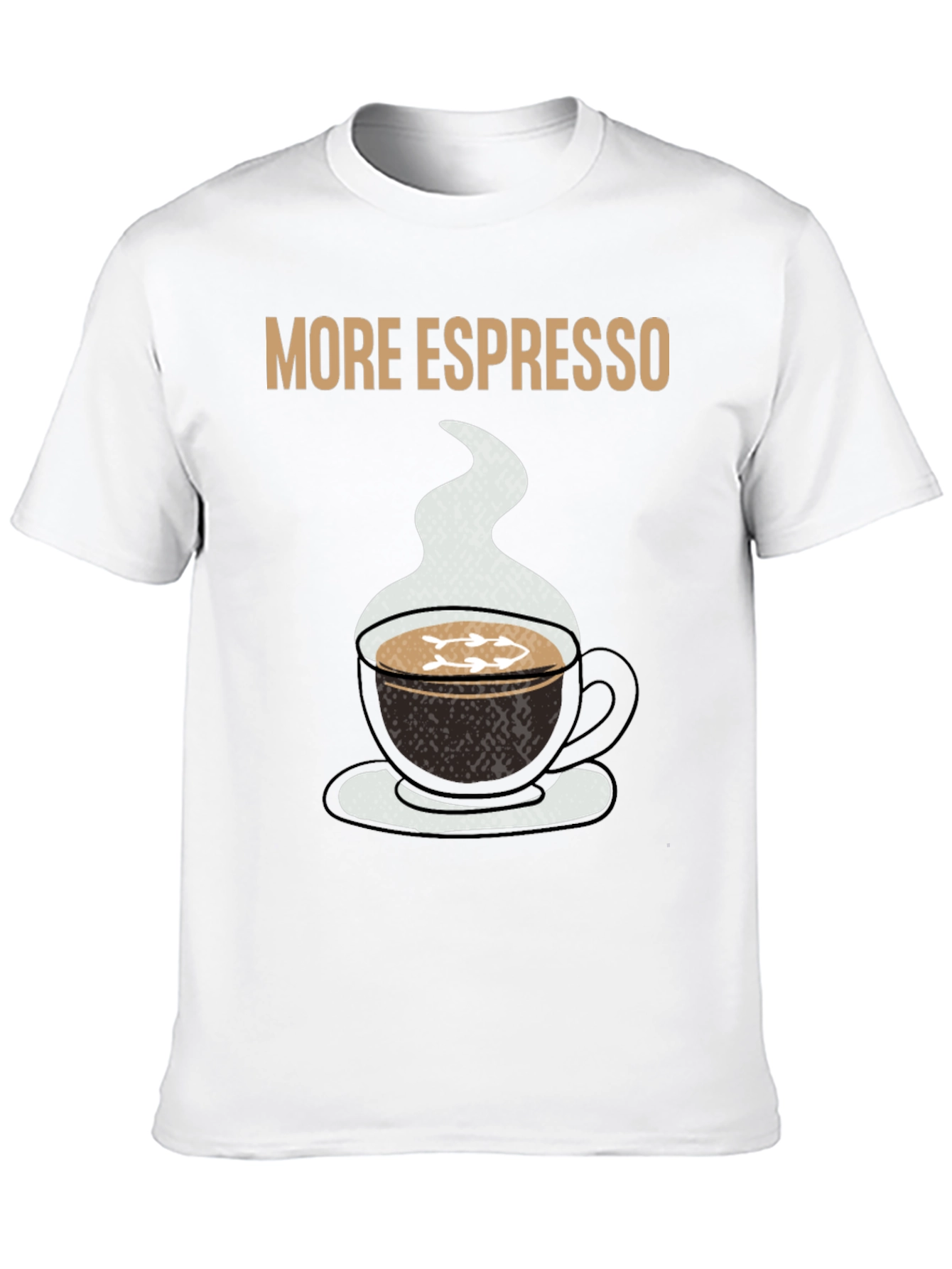 More Espresso Black Graphic T-Shirt