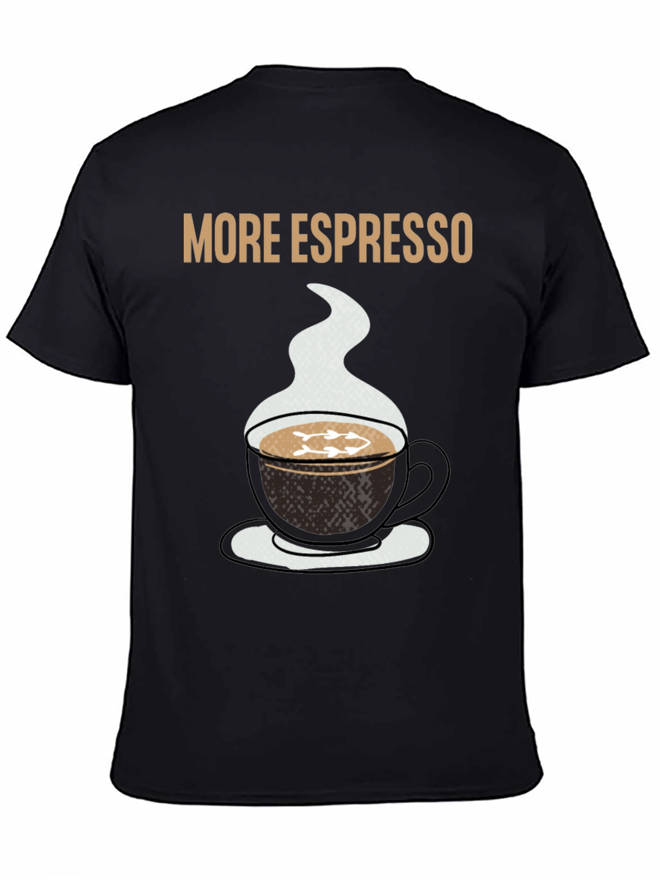 More Espresso Black Graphic T-Shirt