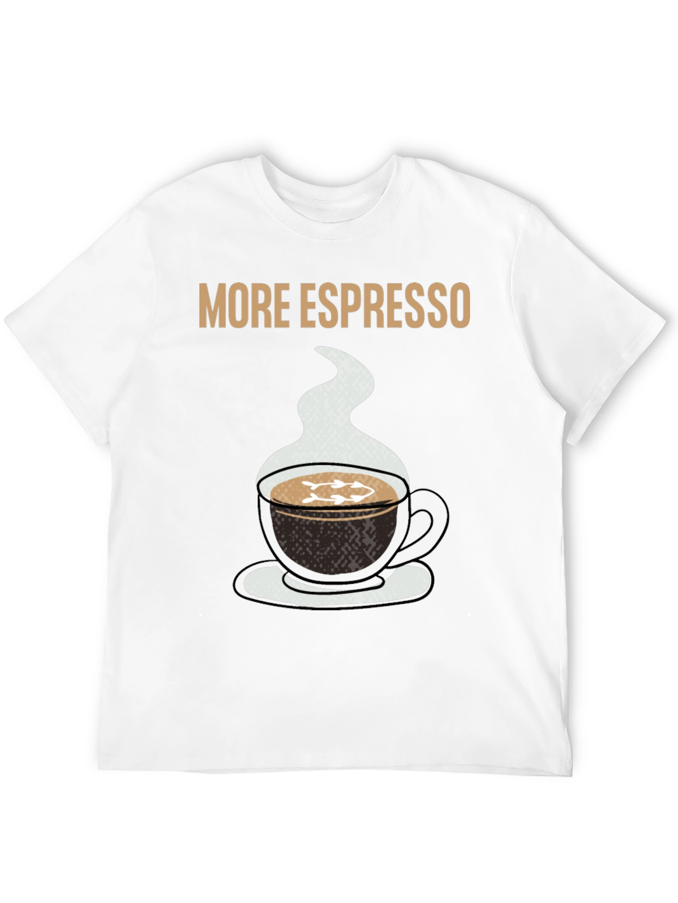 More Espresso Black Graphic T-Shirt