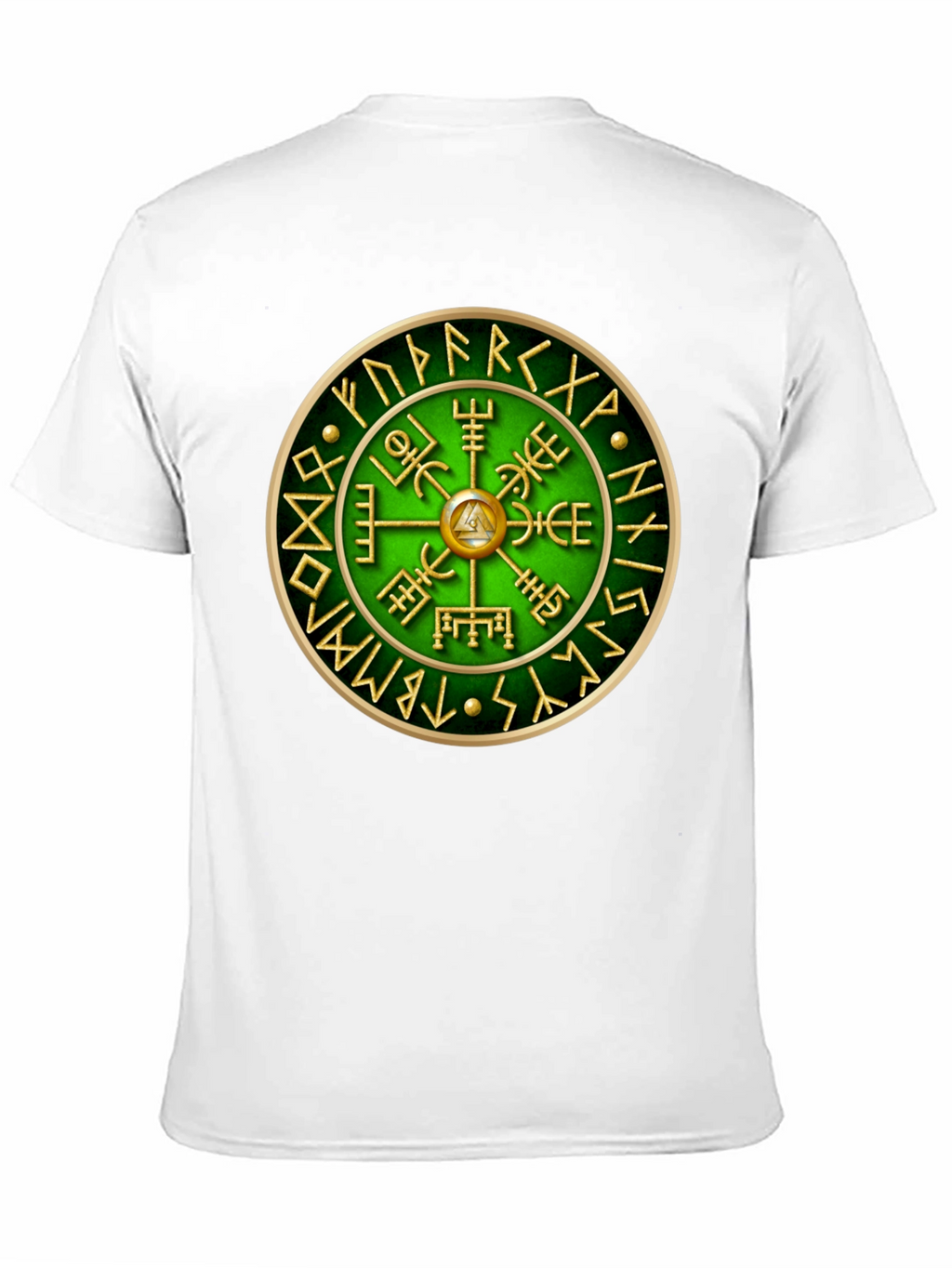 Vegvisir Compass T-Shirt - Viking Runes Tee