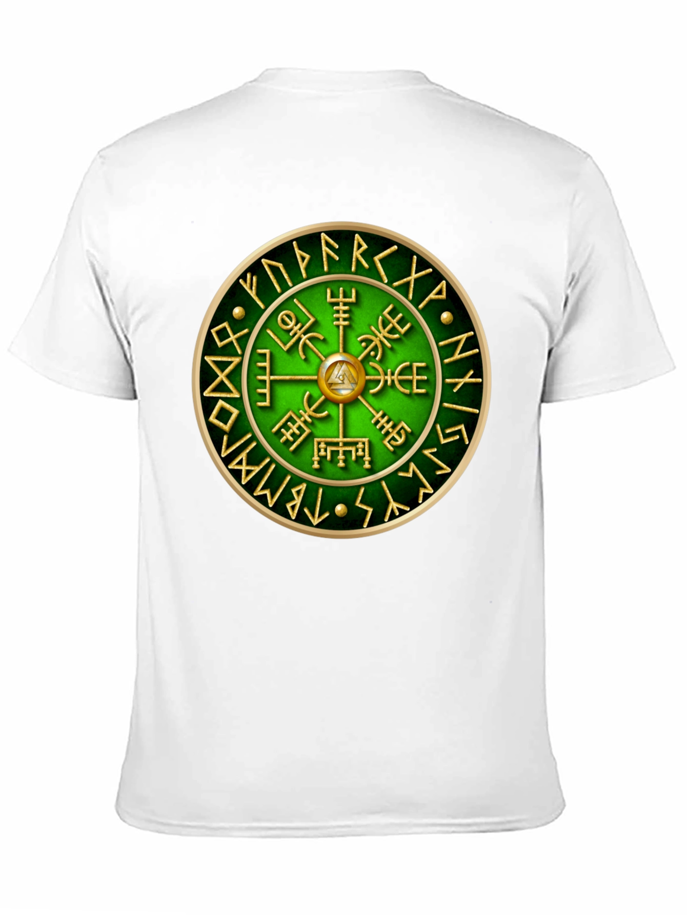 Vegvisir Compass T-Shirt - Viking Runes Tee
