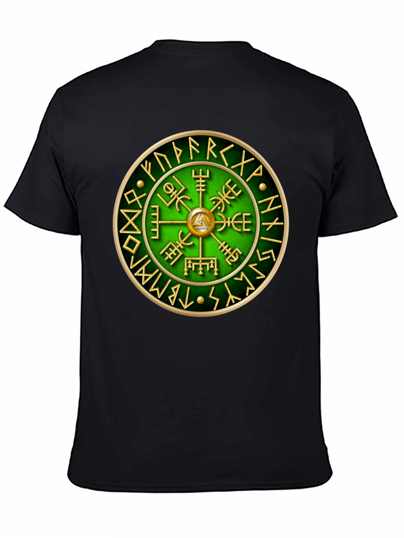 Vegvisir Compass T-Shirt - Viking Runes Tee