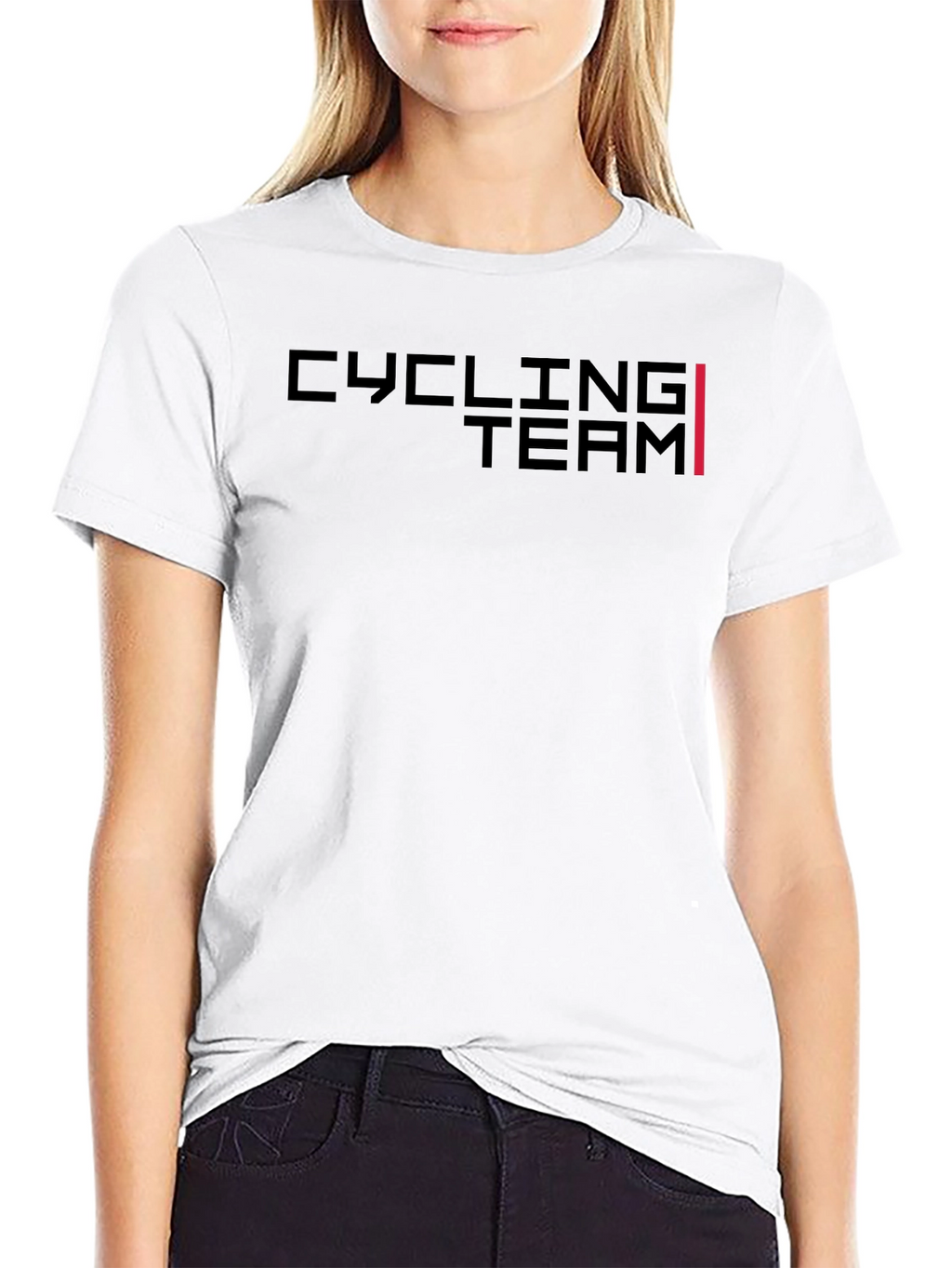 Cycling Team Graphic Tee - Mens Black T-Shirt