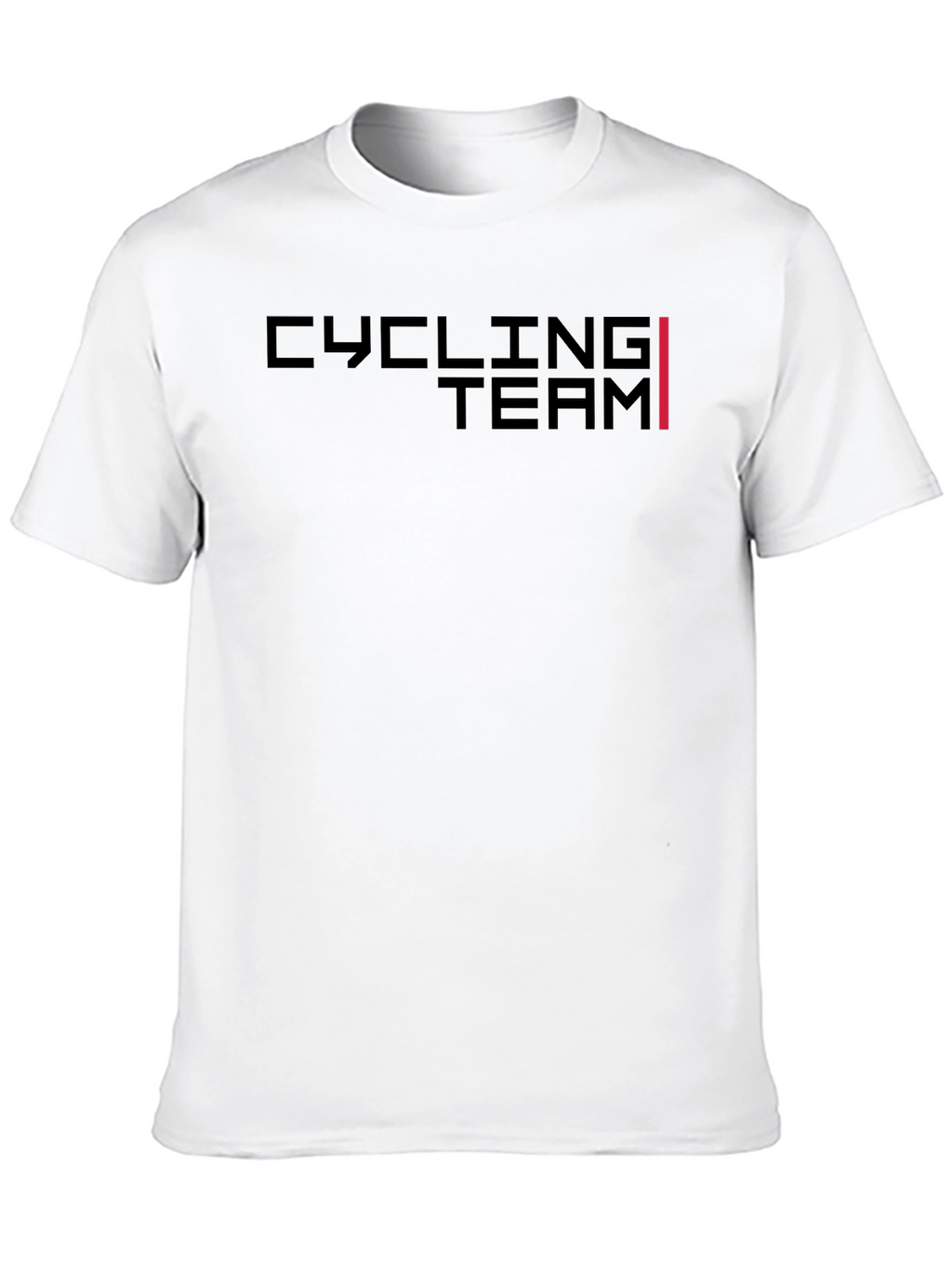Cycling Team Graphic Tee - Mens Black T-Shirt