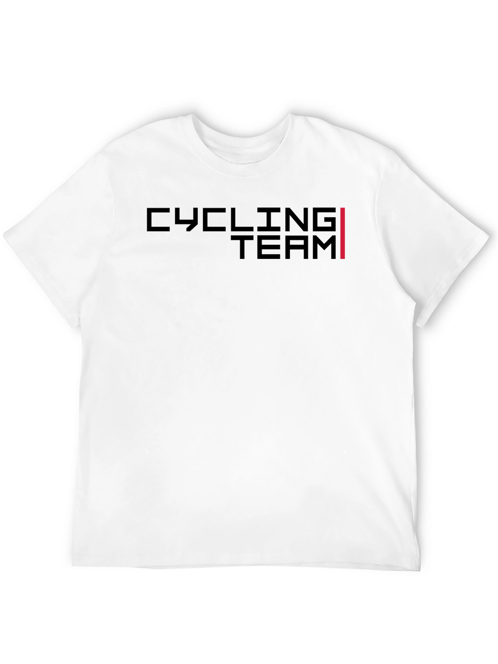 Cycling Team Graphic Tee - Mens Black T-Shirt